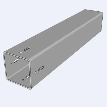 Conforming to standard quality square tube