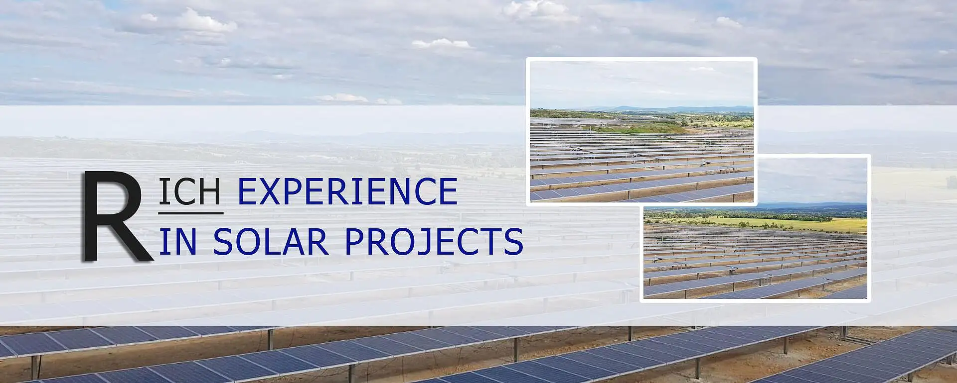 rich experience in solar projects section steel