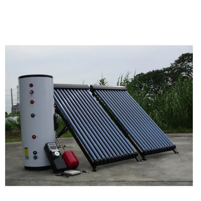 Sino Green - heat pipe solar water heater work station vacuum tube water tank pressurized 200L
