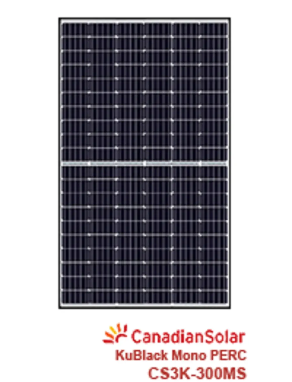Canadian Solar KuBlack CS3K-300MS 300W Mono PERC Solar Panel