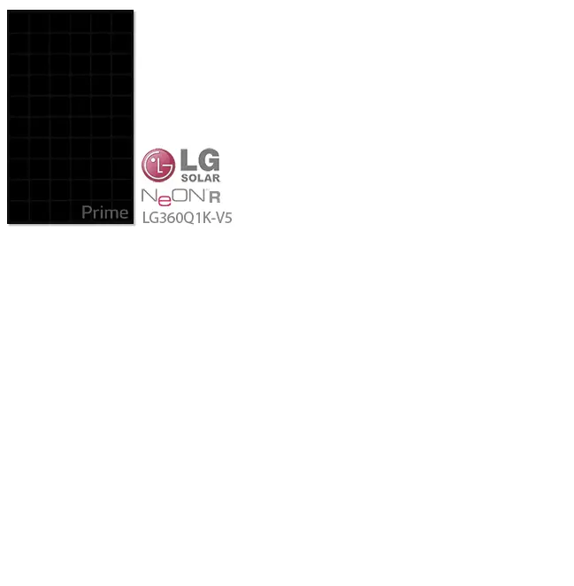 LG NeON R Prime LG360Q1K-V5 360W Solar Panel