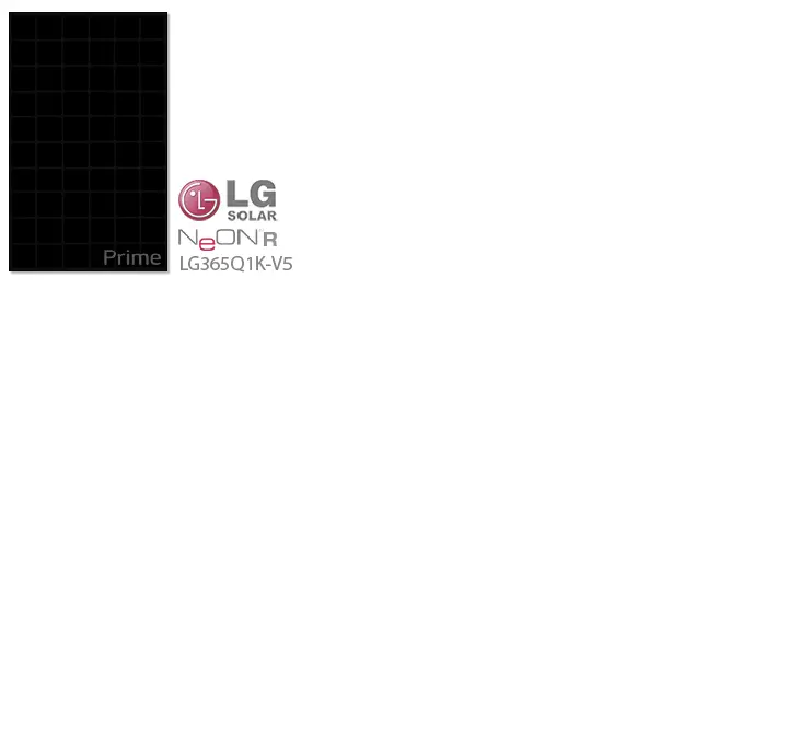 LG NeON R Prime LG365Q1K-V5 365W Solar Panel