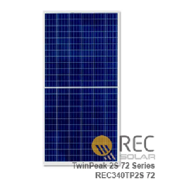 Sino Green-REC TwinPeak REC340TP2S 72 340W Solar Panel