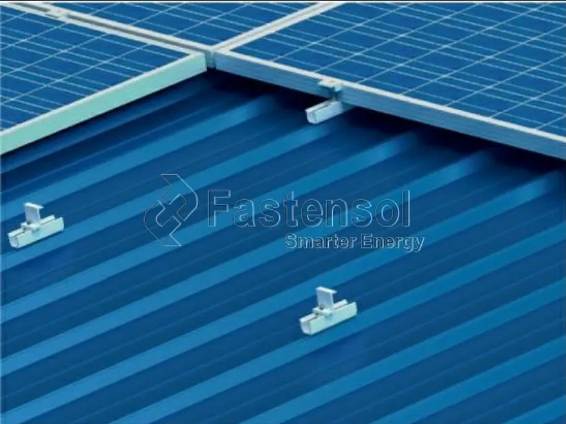 Railless Mounting Solution For Pitched Metal Roof