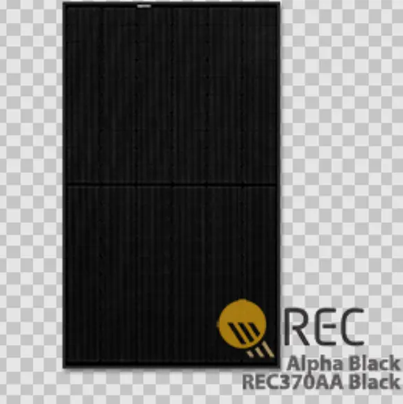REC Alpha Black REC370AA 370 Watt Solar Panel