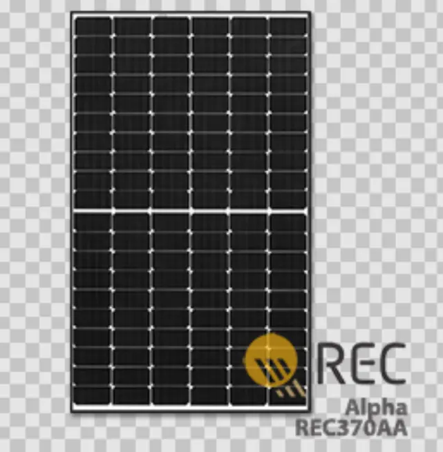 REC Alpha REC370AA 370 Watt Solar Panel