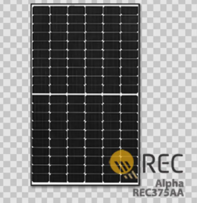 REC Alpha REC375AA 375 Watt Solar Panel
