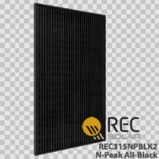 REC315NPBLK2 315W REC N-Peak All-Black Solar Panel