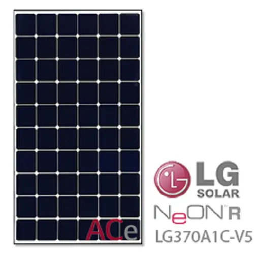 LG NeON R ACe LG370A1C-V5 370W AC Solar Panel