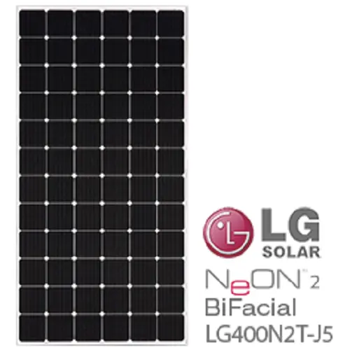 LG NeON 2 BiFacial LG400N2T-J5 400W 72-Cell Solar Panel