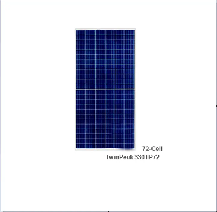 SINO GREEN TwinPeak 330TP Solar Panel - 330 Watts
