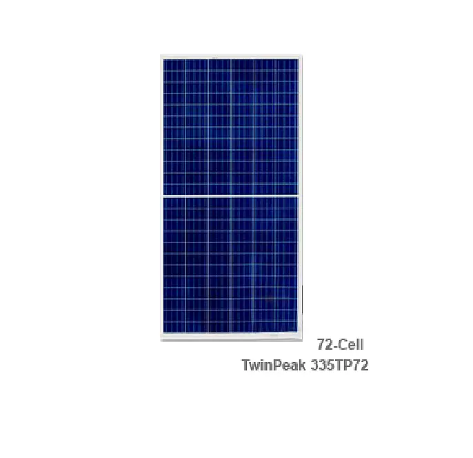 SINO GREEN TwinPeak 335TP Solar Panel - 335 Wattsts